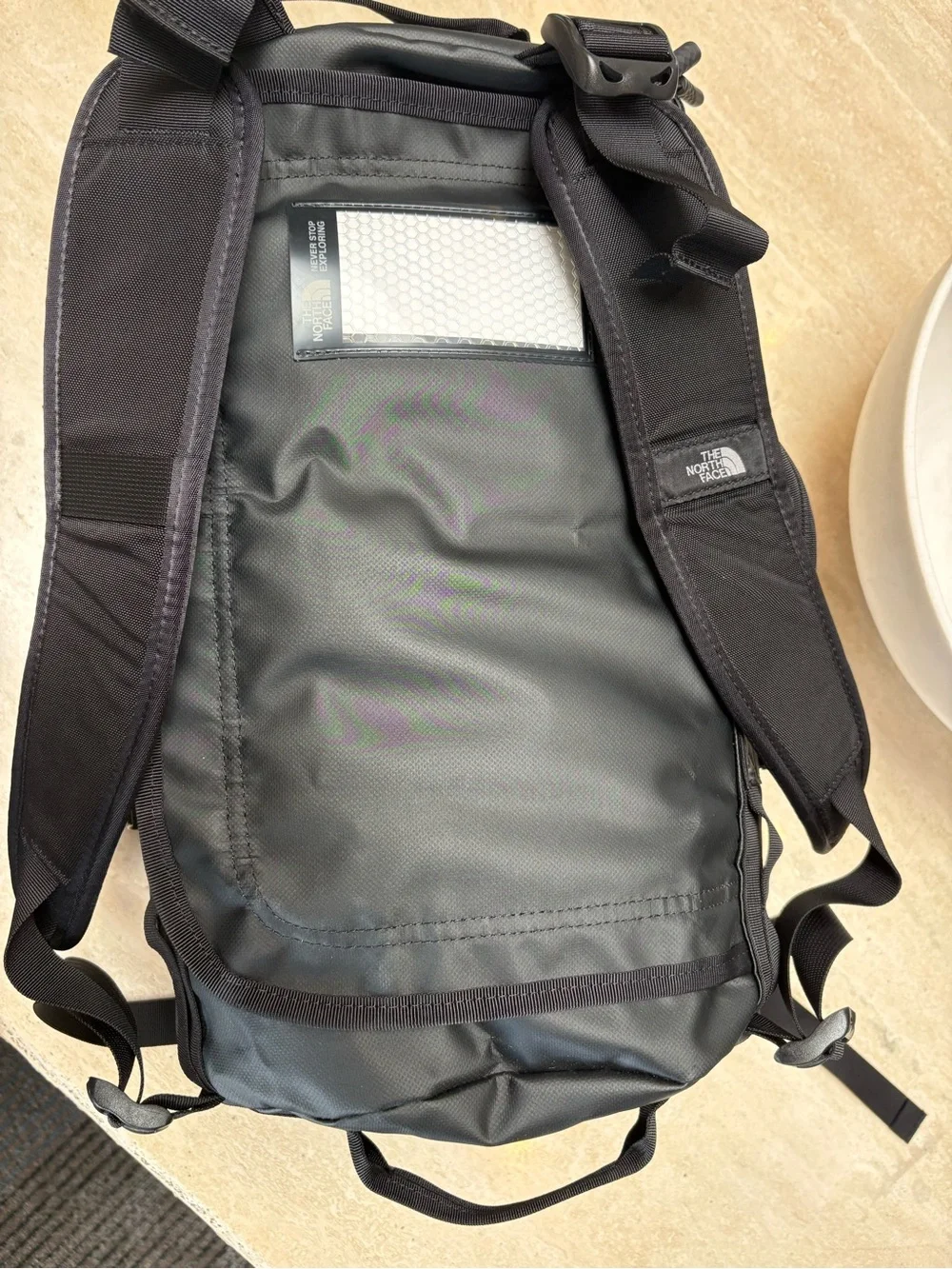 The North Face  Base Camp Duffle Weekender Backpack Bag Black almost New
